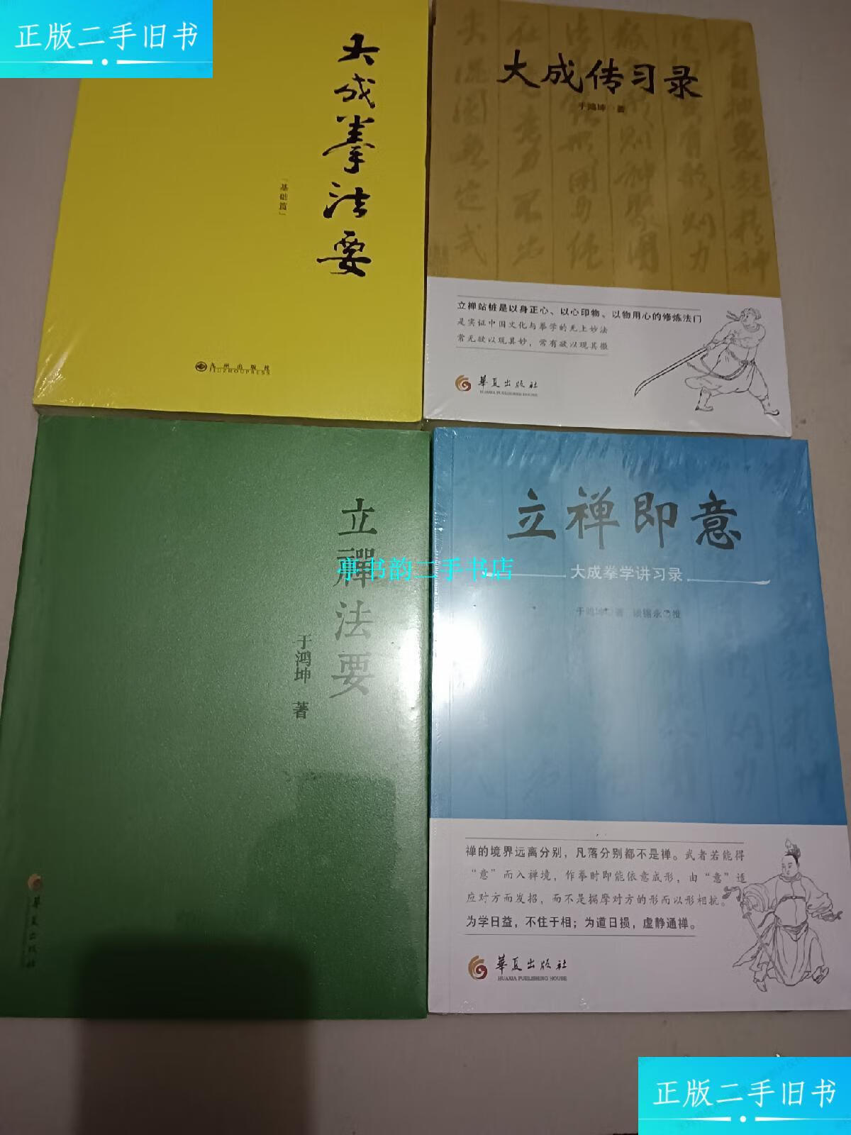【二手9成新】大成拳法要(立禅即意)大成传习录(立禅法要) /于鸿坤