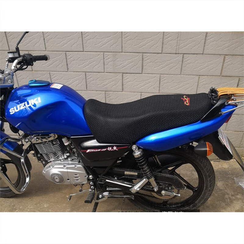 夏天启源适用豪爵铃木锐爽en125摩托车防水座套加厚网防晒透气隔热