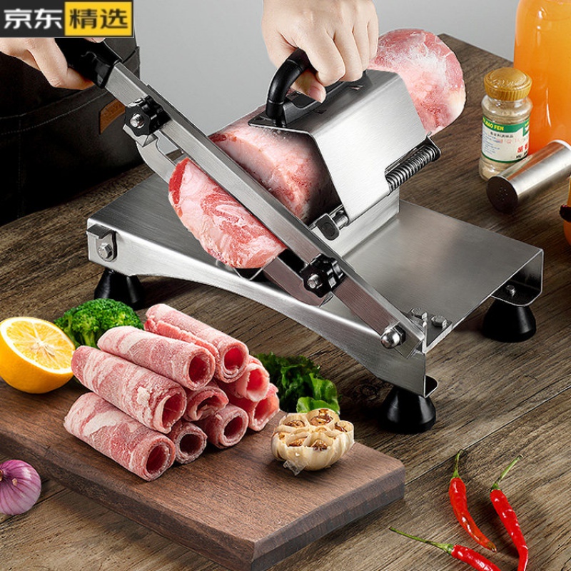 多功能切肉片机火锅爆肥牛涮牛肉切肉机家用小型肉片机刨肉机神器