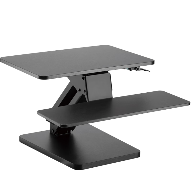 Brateck北弧升降桌电脑桌 站立办公工作升降台子 站立式电脑升降支架D340