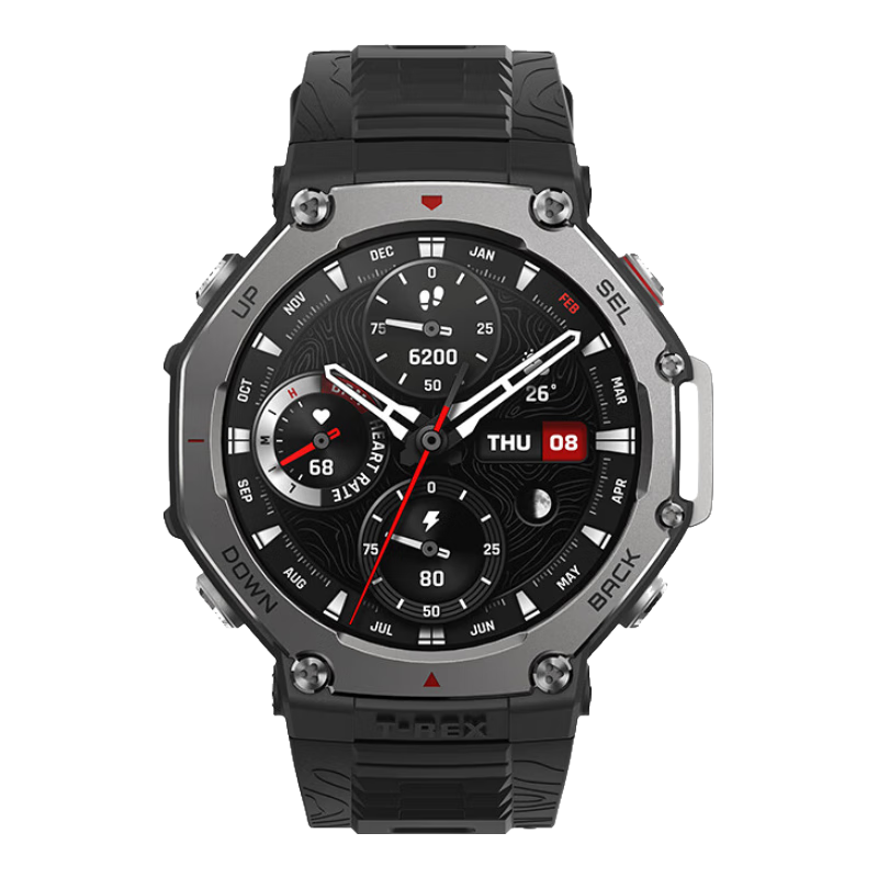 AMAZFIT׿Ƽ T-Rex3 ֱѩӾܲ˶רҵ˫ƵGPSǶλ켣100׷ˮ T-Rex 3 1435.65Ԫ
