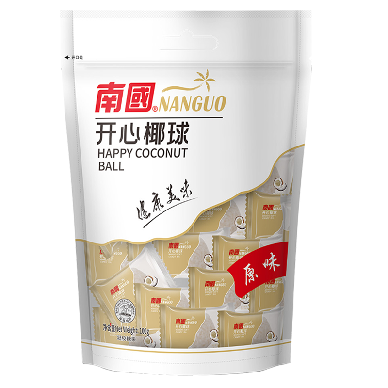 Nanguo 南国 开心椰球 原味 100g*2袋