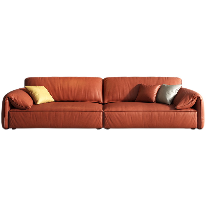 伊琦美 沙发 意式极简真皮沙发客厅布艺沙发免洗科技布三人沙发组合小户型现代简约 脚踏 免洗科技布(高质量海绵+实木框架)