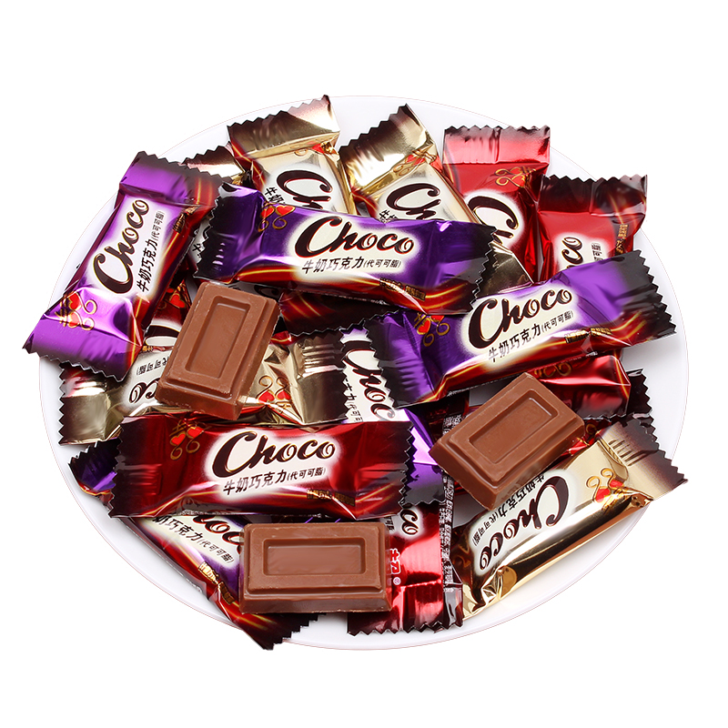 巧克力糖果灯笼超达1斤万食福夹心花生糖果/巧克力