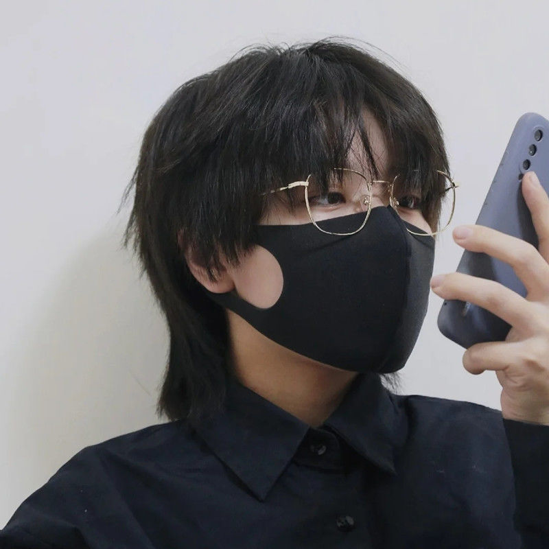 狼尾假发男生帅气蓬松 男士假发套青年男鲻鱼头短发韩版帅气男女通用