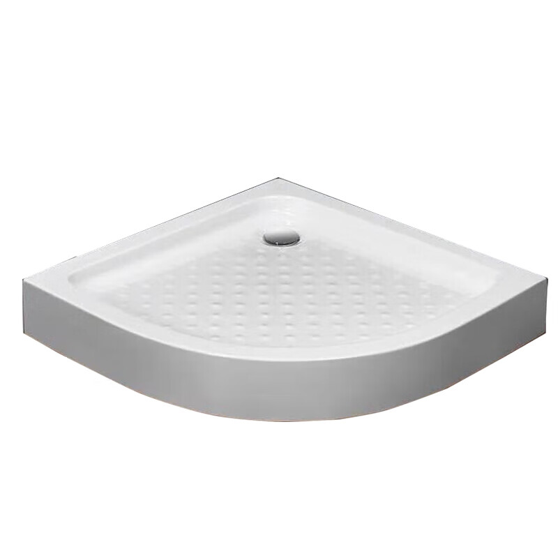 加厚耐磨弧扇长方形淋浴房底座滑水整体一体 扇形80*80cm