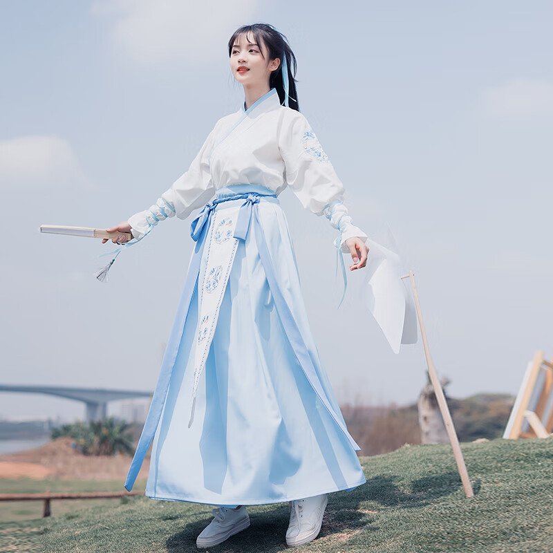 酷虎客汉服女成人仙气中国风汉元素古风侠客古仙气飘逸日常武侠风成人