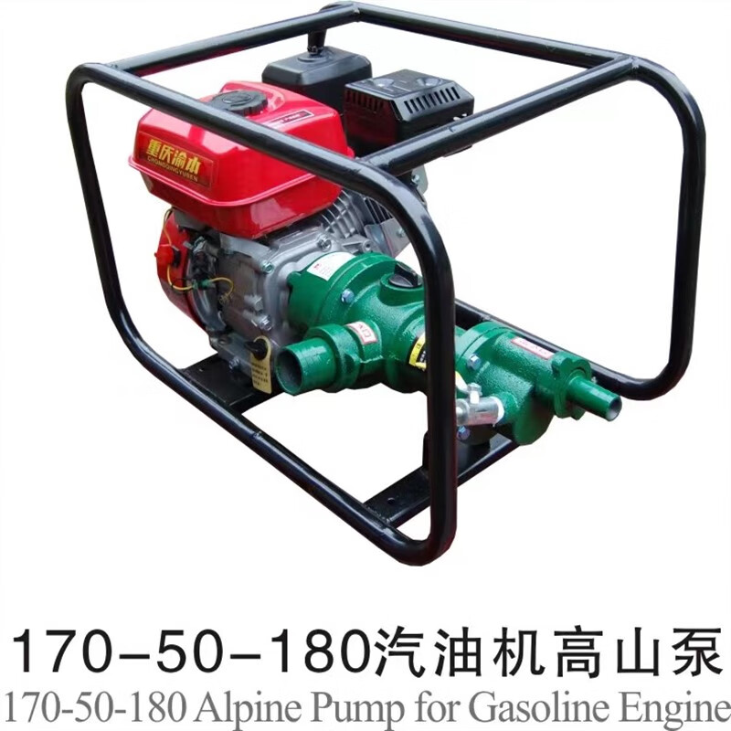 机汽油机自吸螺杆抽水泵高扬程高压水泵农田浇地灌溉抽水机 170汽油款