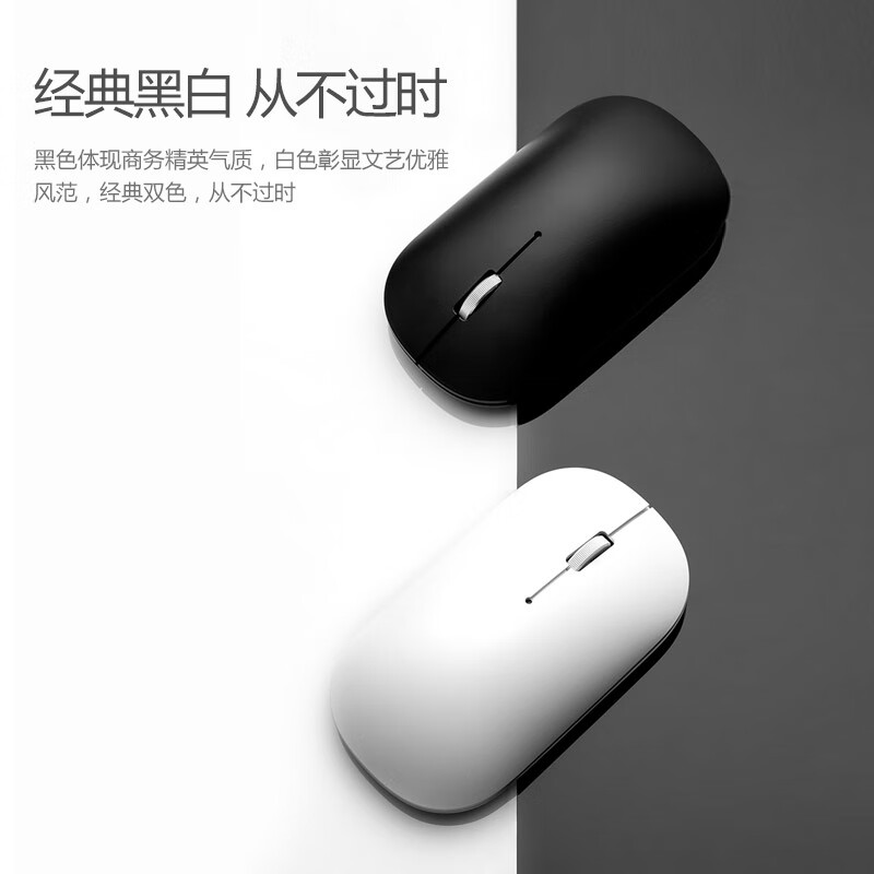 联想（Lenovo）无线鼠标轻音鼠标 Air Handle轻音无线鼠标大白Baymax 便携办公鼠标