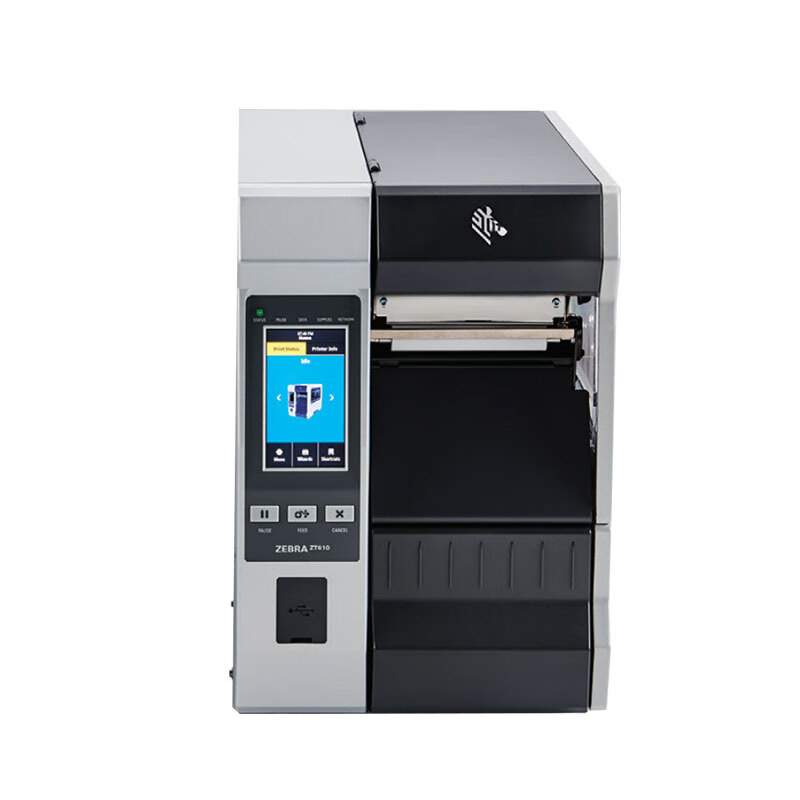 斑马(zebra) zt610/zt620工业型不干胶标签水洗标条码打印机 金属标签