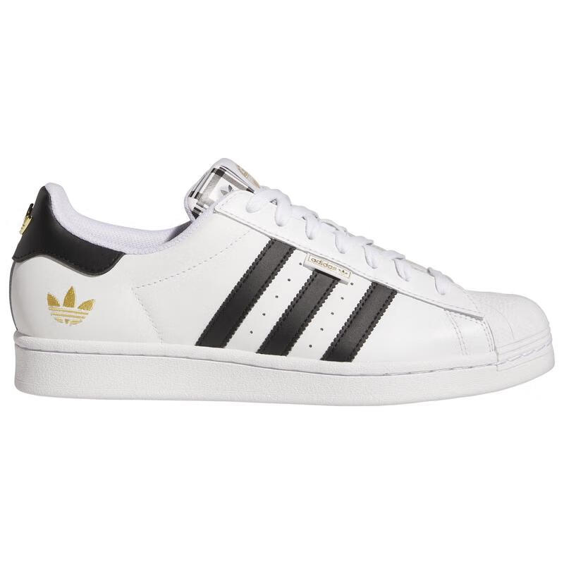 阿迪达斯 (adidas)男士经典金标贝壳头板鞋皮革防水低帮运动休闲鞋