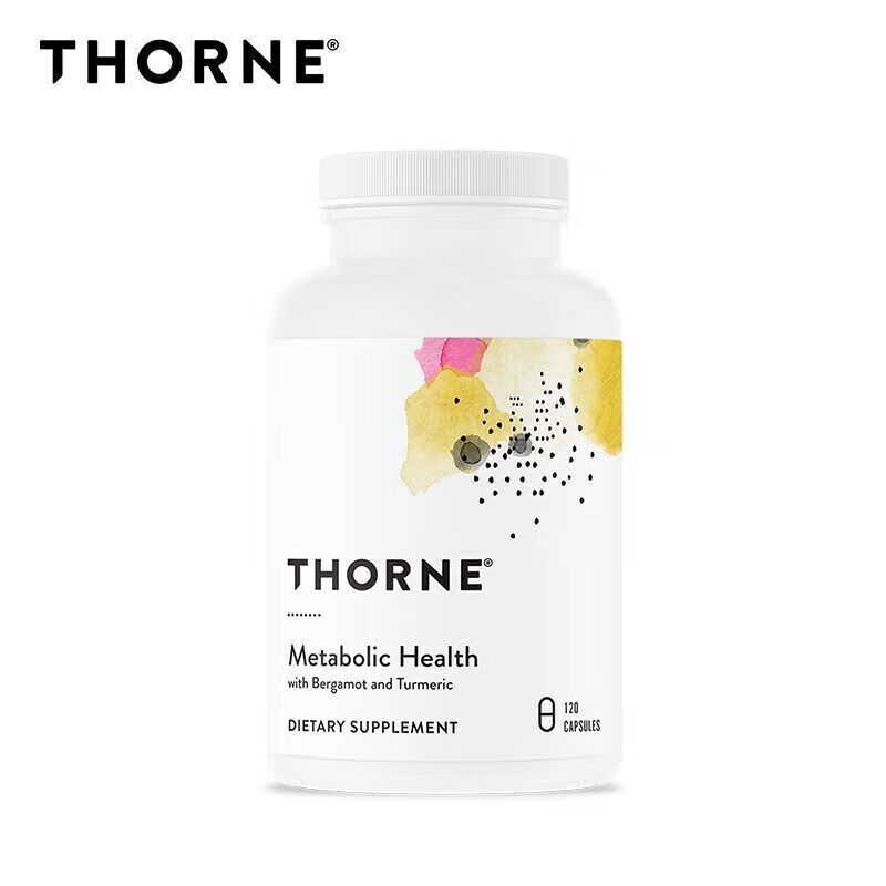 thorne悦恩代谢健康胶囊120粒/瓶【达人专属】肝脂代谢维护肠胃 3瓶