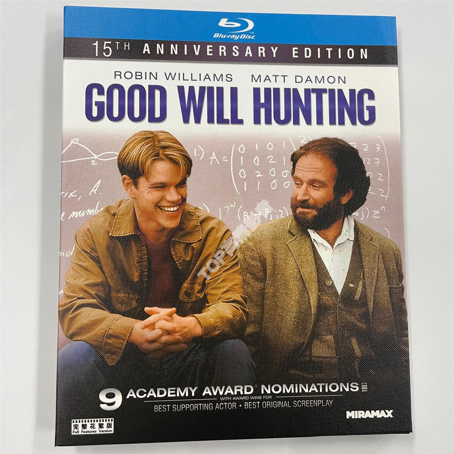 心灵捕手蓝光bd剧情马特达蒙作品电影碟片(1997)骄阳似我