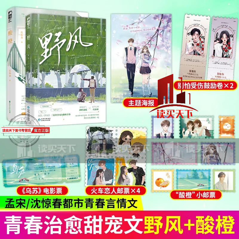 酸橙/野风 沈惊春/孟宋著 双向救赎甜文青春都市爱情言情小说书