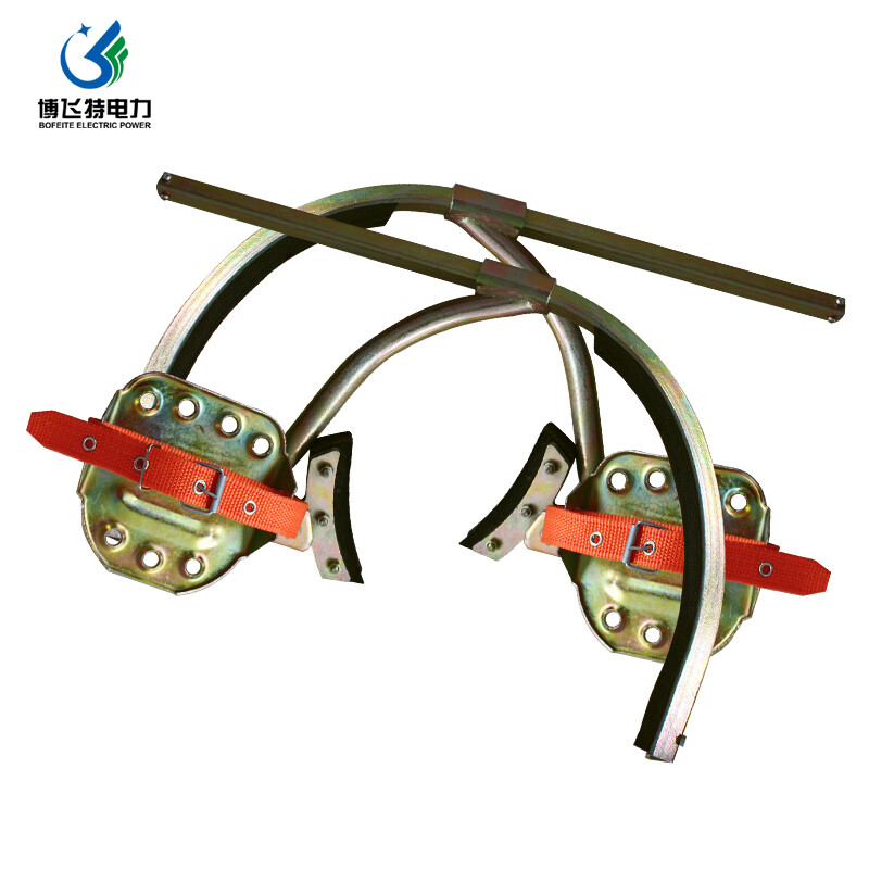 国标加厚电力电工脚扣登上水泥杆脚扣攀爬电线杆神器脚钩脚踏 bft-250