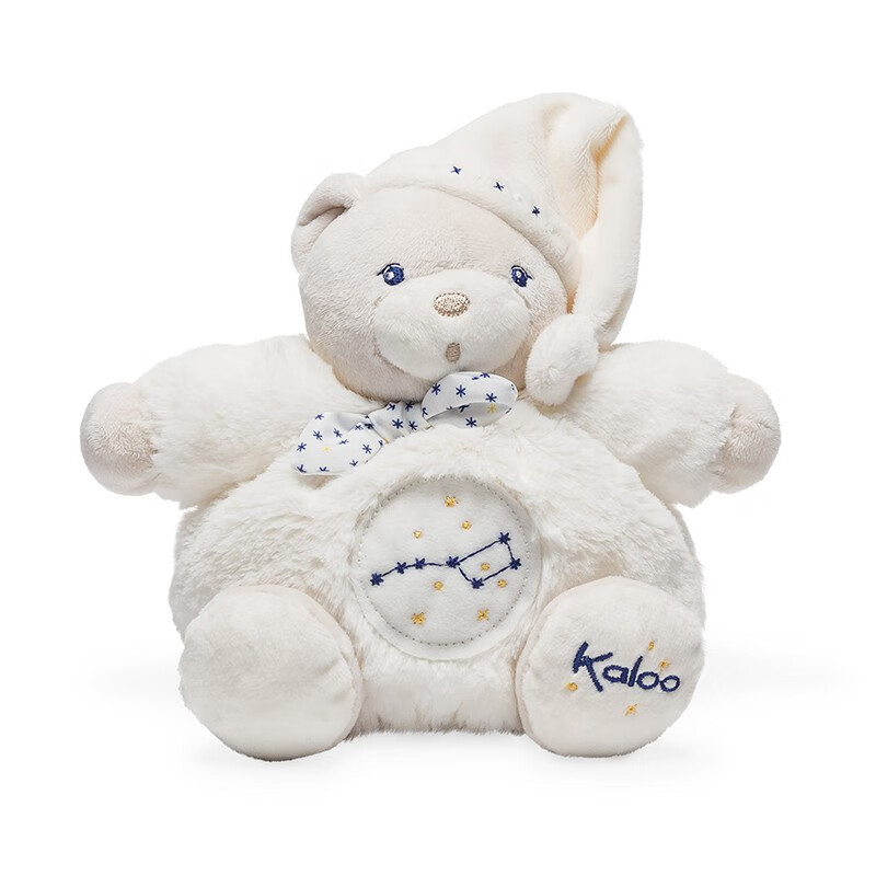 Kaloo毛绒玩具熊猫公仔布娃娃女孩玩偶生日礼物发光玩具0-2岁宝宝玩具 小号长绒熊K960293 18cm