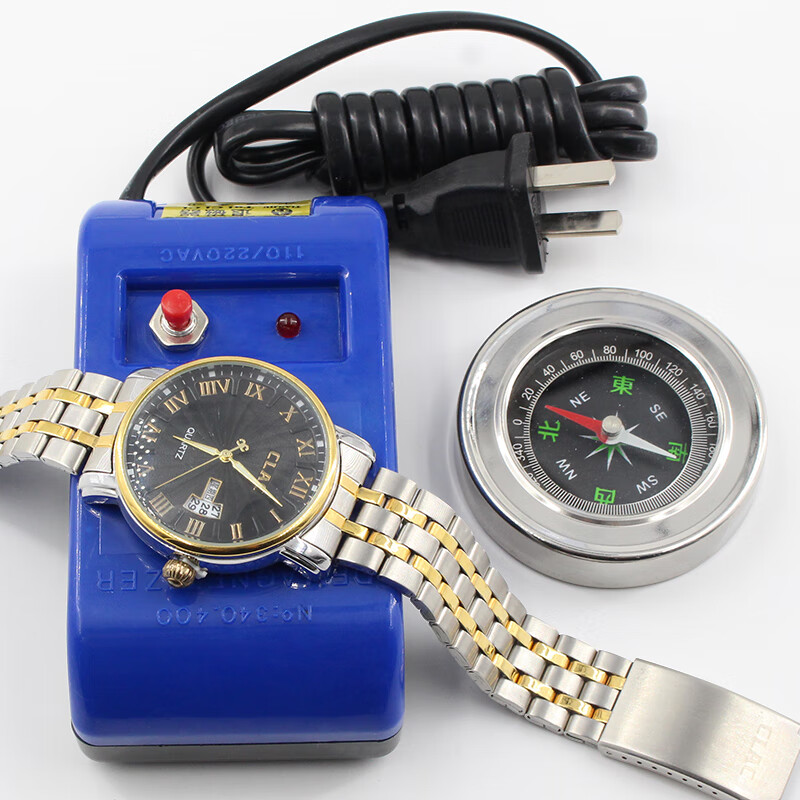 仁聚益修表工具手表消磁器强力指南针机械表退磁器走时不准调整时间
