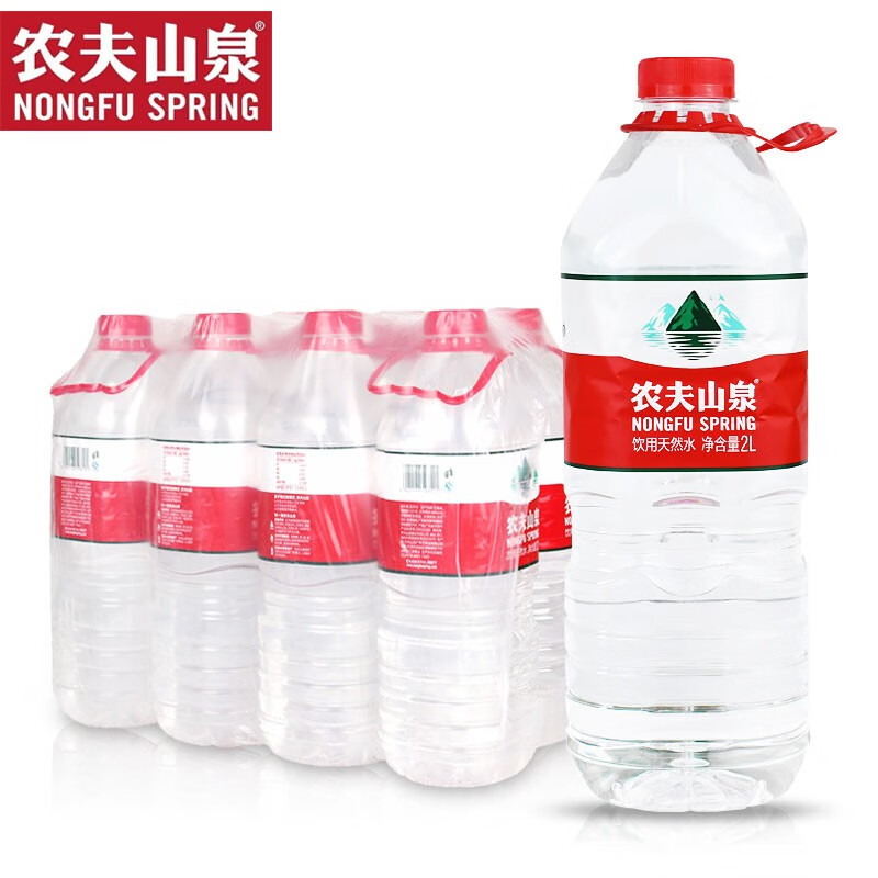 农夫山泉 饮用天然水 家庭会议用水 江浙沪皖 2L*8瓶塑包