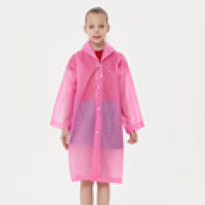 珍妮羊单人雨衣儿童批发便捷男女童小学生雨披户外旅游连体连帽雨具