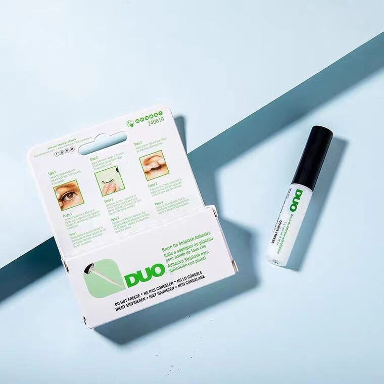 DUO美国DUO假睫毛胶水温和易粘原装进口持久透明无痕防过敏防水速干 美国正品DUO绿管带刷头 5g