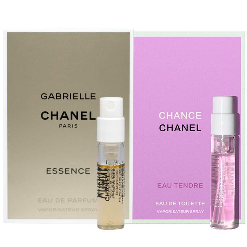 香奈儿(chanel 女士香水 体验装1.5ml*2(粉邂逅 嘉伯丽尔天性)
