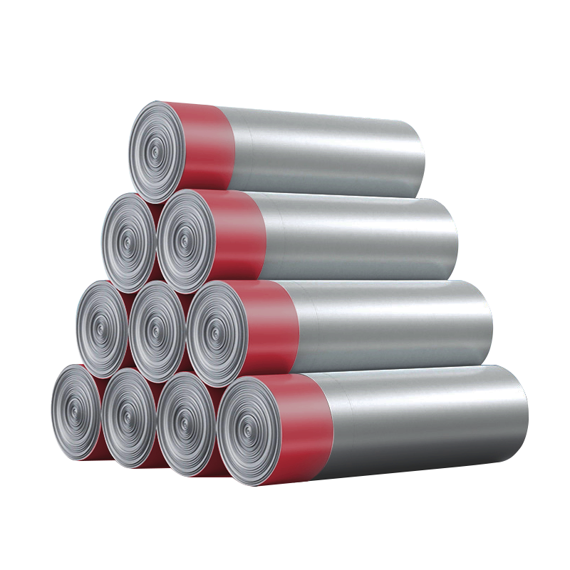 洁成垃圾袋抽绳加厚手提家用厨房塑料袋45*50cm 5卷共75只【加厚双面2丝】