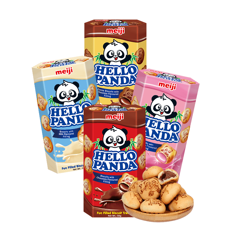 明治meiji小熊饼干多口味200g盒装饼干新加坡进口61儿童零食伴手礼喜糖喜饼