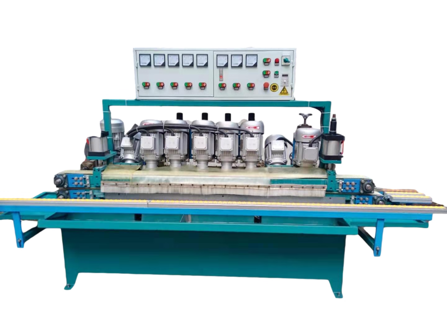 献瑜岩板石材磨边机 玻璃大理石斜边直边 花边欧式边岩板全自动磨边 6