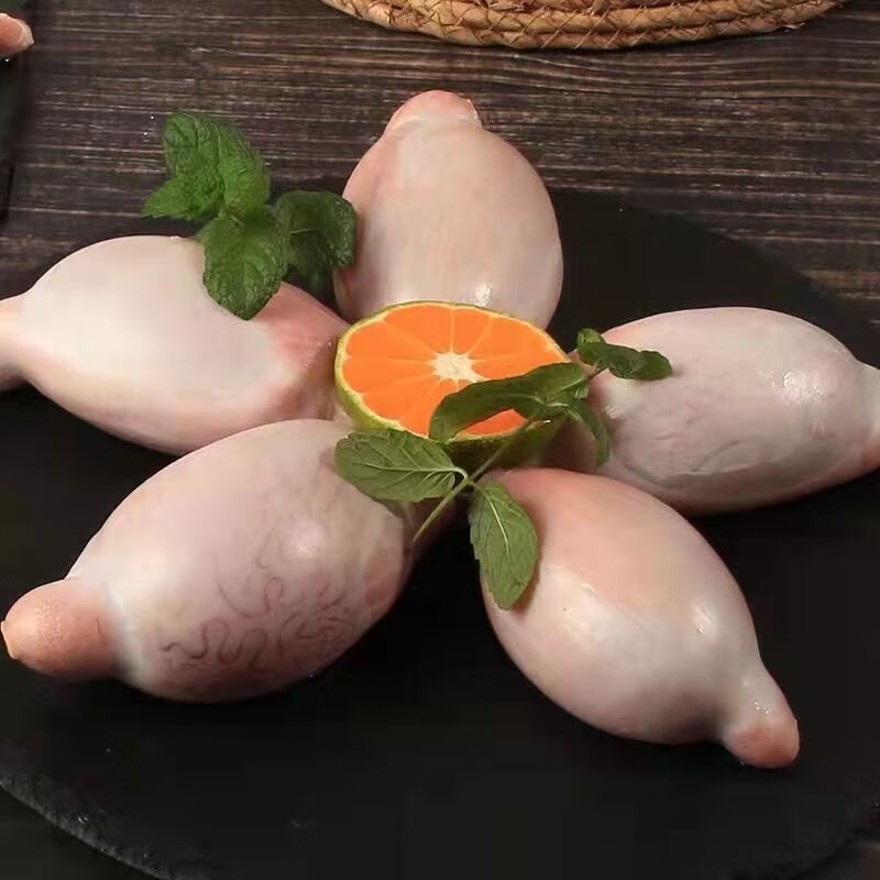 羊蛋新鲜现宰冷冻羊宝羊外腰子羊睾丸羊鞭羊球烧烤串 食材 2斤
