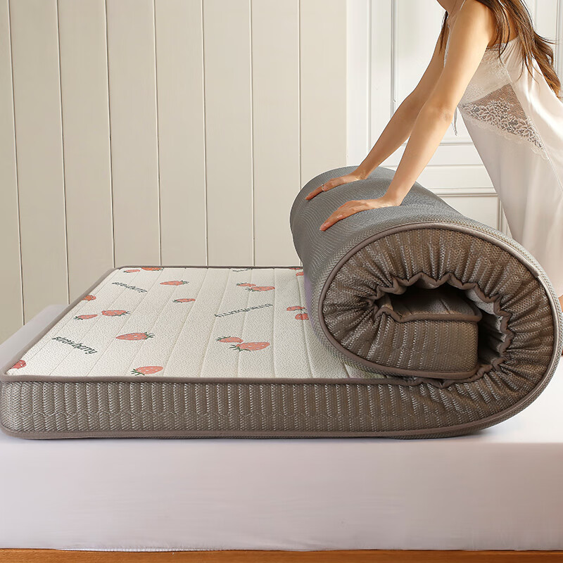 学生宿舍单人榻榻米垫子海绵垫租房专用加厚家用垫被褥子 甜心草莓6cm