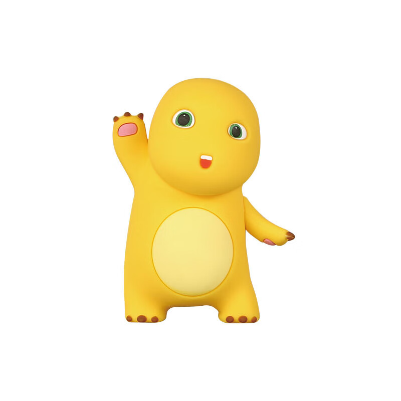 小奶龙公仔俏皮带防伪标抖音卡通周边桌面摆件手办周边礼物 翘首以盼