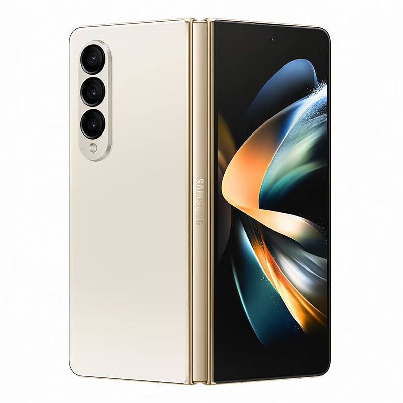 三星(samsung) galaxy z fold4 5g智能手机韩版 屏下摄像折叠屏 金色