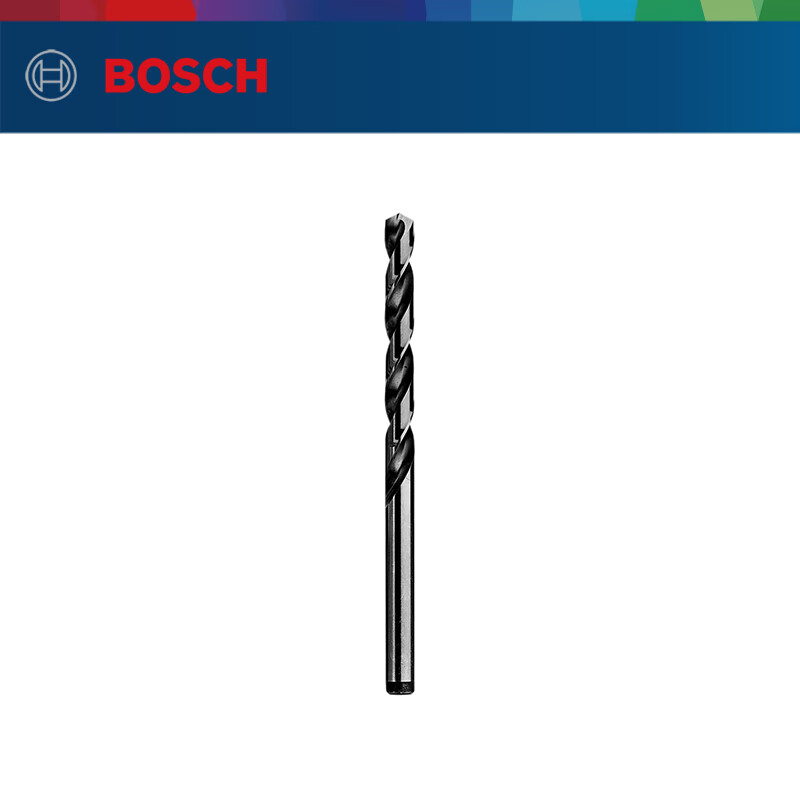 博世（BOSCH） HSS-G系列直柄磨制麻花钻头打孔金属钻头系列2.5-10mm 9.0x81 x125mm (5支装)