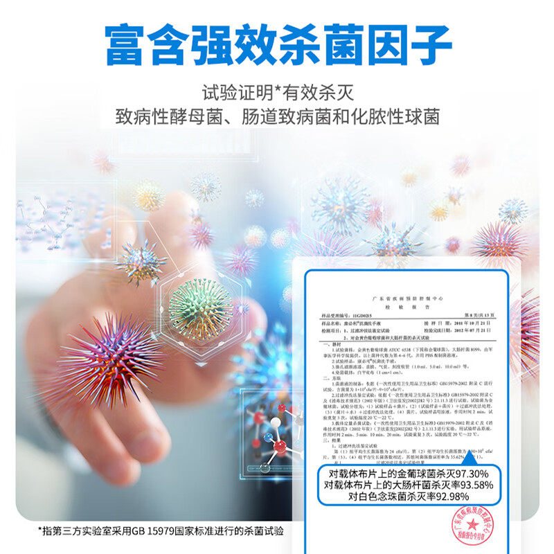 康必利抗菌洗手液 医护杀菌抑菌消毒清洁洗手液护手 啫喱质地瓶装易冲洗 【大瓶装】1200ml*1瓶