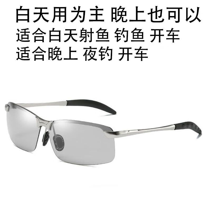 尼基科钓鱼眼镜专用看鱼漂湖泊射鱼找鱼眼镜钓鱼开车高清变色偏光太阳