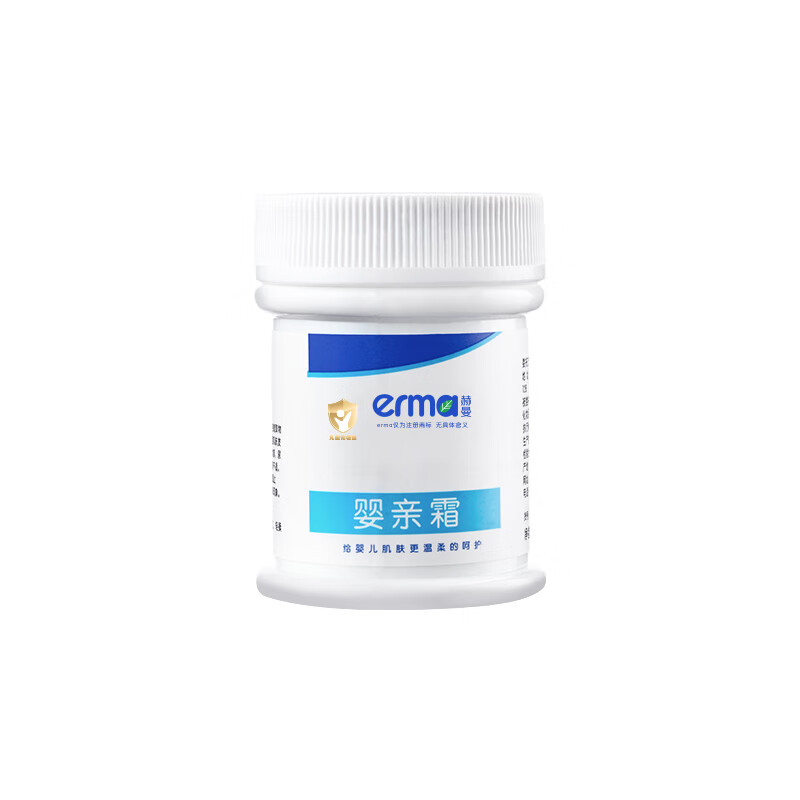 赫曼(erma)婴幼儿护臀膏婴亲霜宝宝儿童多效舒缓霜淹脖子红屁屁保湿护臀霜 婴亲霜28g【1瓶】
