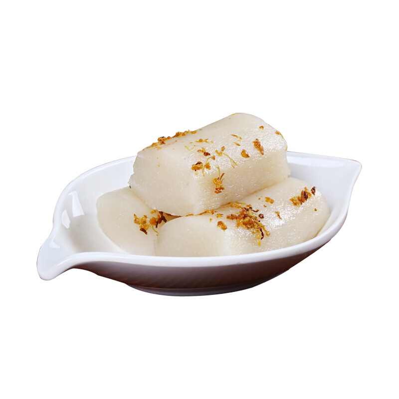 虎钢馋苏州特产传统糕点桂花条头糕桂花糕甜点心糕团重阳糕 桂花条糕