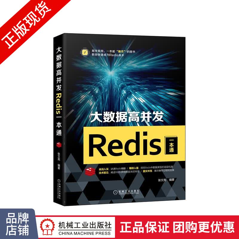 正版 大数据高并发Redis一本通 张文亮|8084691