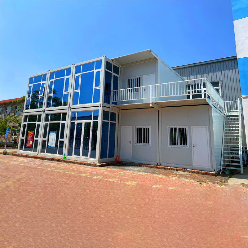 法利莱住人集装箱移动房定制玻璃幕墙租赁活动房二手临时工地简易办公