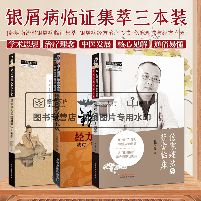 全3册 赵炳南流派银屑病临证集萃 银屑病经方治疗心法 我对给邪出路的
