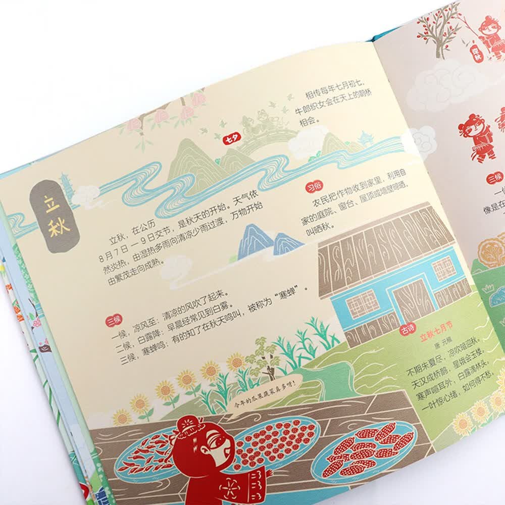 中国传统文化剪纸系列绘本：十二时辰详情图