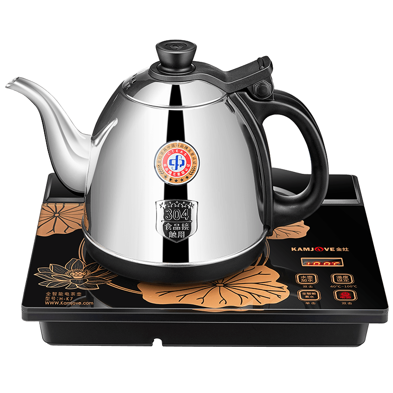 金灶（KAMJOVE）全智能自动上水电热水壶电茶壶全自动一体烧水壶免开盖电茶炉茶艺壶全自动上水壶 H-K7