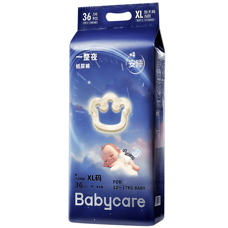 Babycare һ��ҹ XL�� ֽ��� 36Ƭ 77.45Ԫ