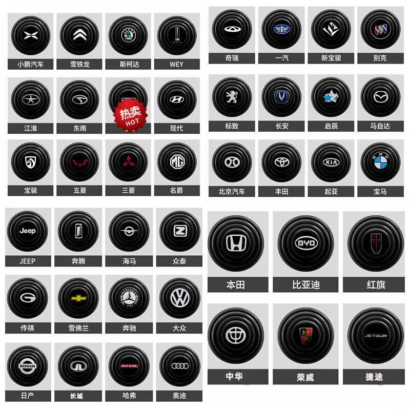 别克昂科威s汽车减震垫片汽车关门车门防震减震缓冲垫片防撞改造车