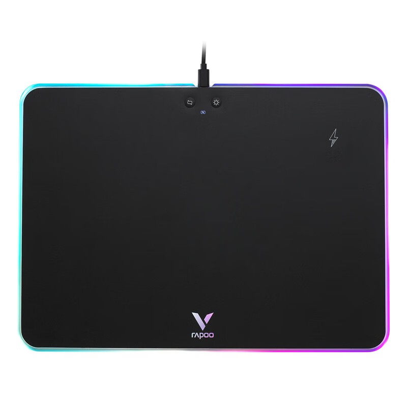 雷柏推出 V10RGB 无线充电鼠标垫:10W Qi 标准,149 元