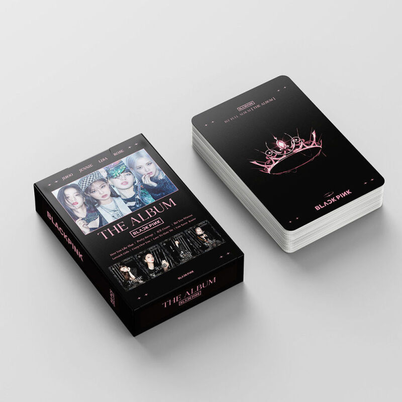 blackpink2020收藏盒 blackpink 专辑lomo卡 the album lisa 粉墨款式
