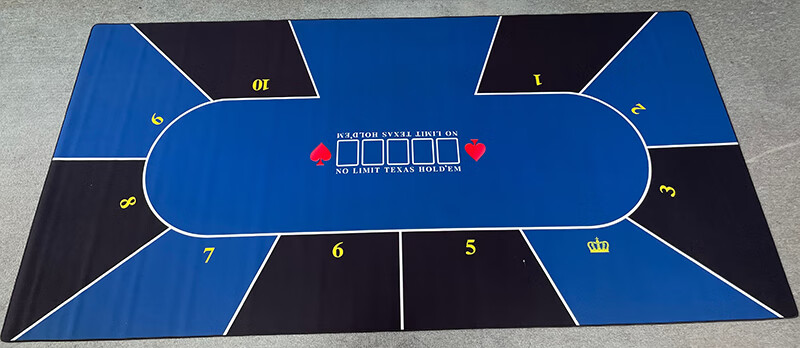 芍萌德州扑克橡胶垫桌布桌垫21点桌布大小点台布扑克桌布接受定做 2.