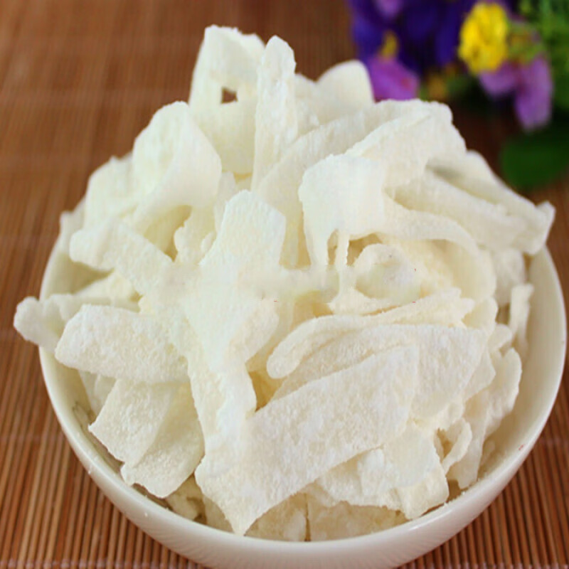 椰子丝 新鲜椰子片原味椰子条 椰子肉海南特产 椰角