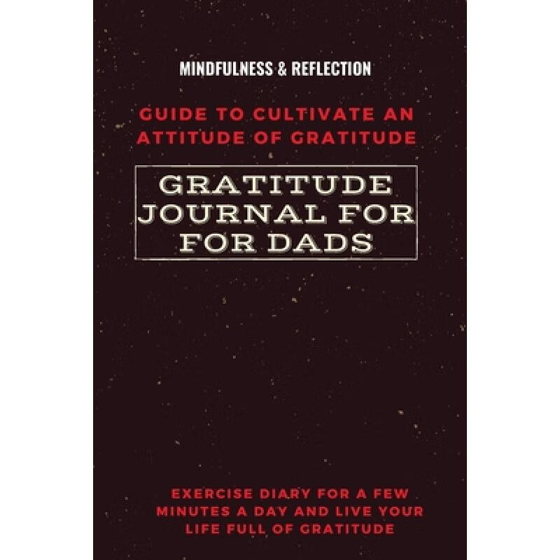 预订 gratitude journal for dads guide to cultivat.