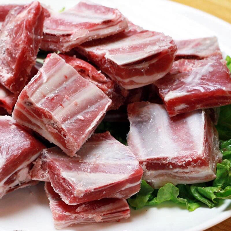 排骨  新鲜带皮排骨现杀长白山特产顺丰发货愚港生鲜肉 2斤带皮碎排骨